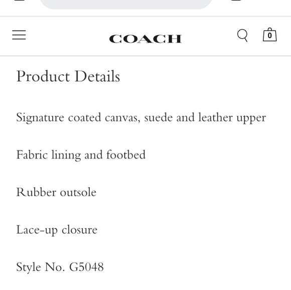 COACH Citysole Signature Runner - Picture 5 of 16